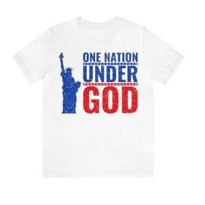 One Nation Under God: Proudly United Cotton Shirt